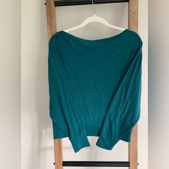 NWT Abercrombie & Fitch Teal Top - Picture 3 of 5